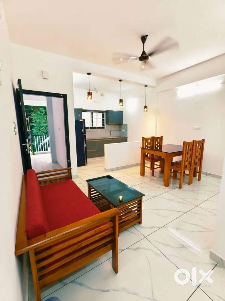 2 BHK FURNISHED APPARTMENT FOR RENT. KAKKANAD FAMMILY AND 4 WOMMEN S