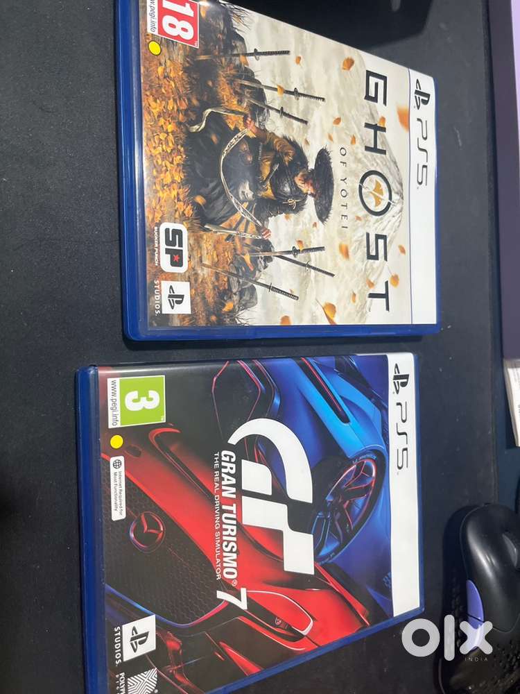 Ghost of yotei & gran turismo 7 ps5 cd games