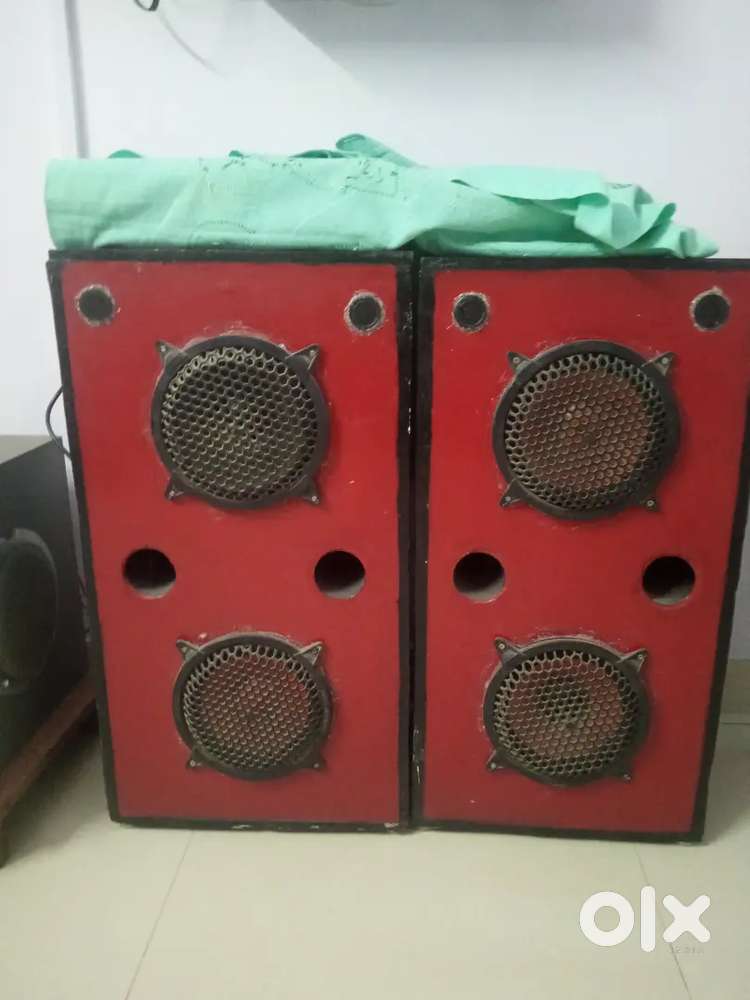 Dual speaker setup for home, outdoor and car powerful sound