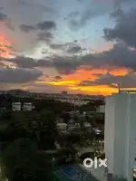 3BHK Semi furnished flat, near sompura gate