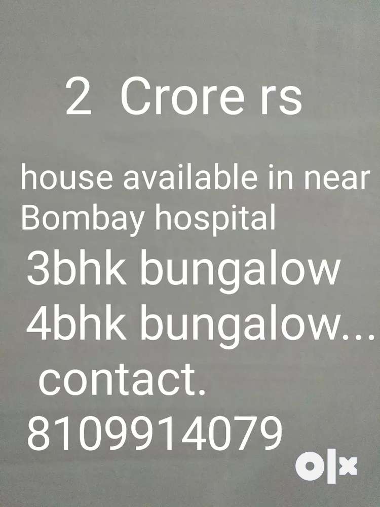 4bhkhouse in near Bombay hospital indore