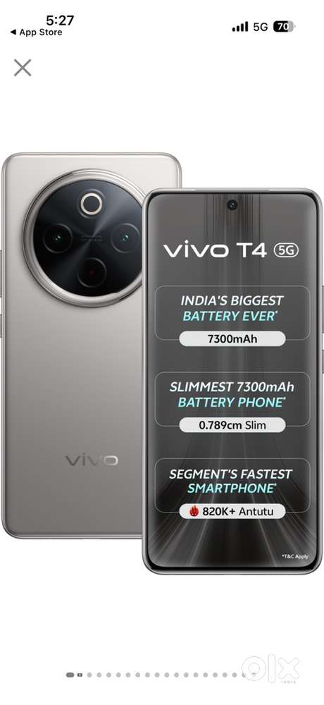 Vivo t4  rs 117000