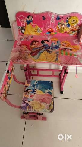 Kids Study Table - Barbie Print