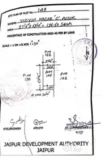 196.60 sqyd plot sale in vidhuth nagar c, near akshardham temple