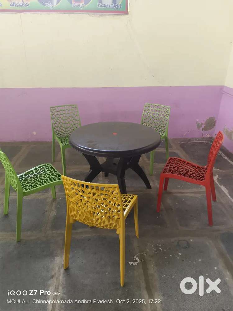 tables and chairs