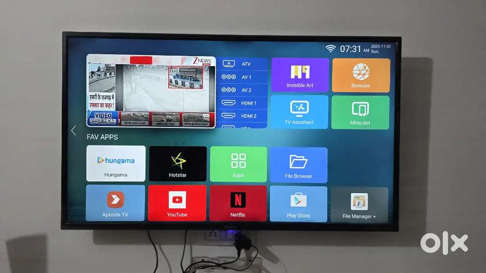 Smart led Samsung panel 50 inch perfect.