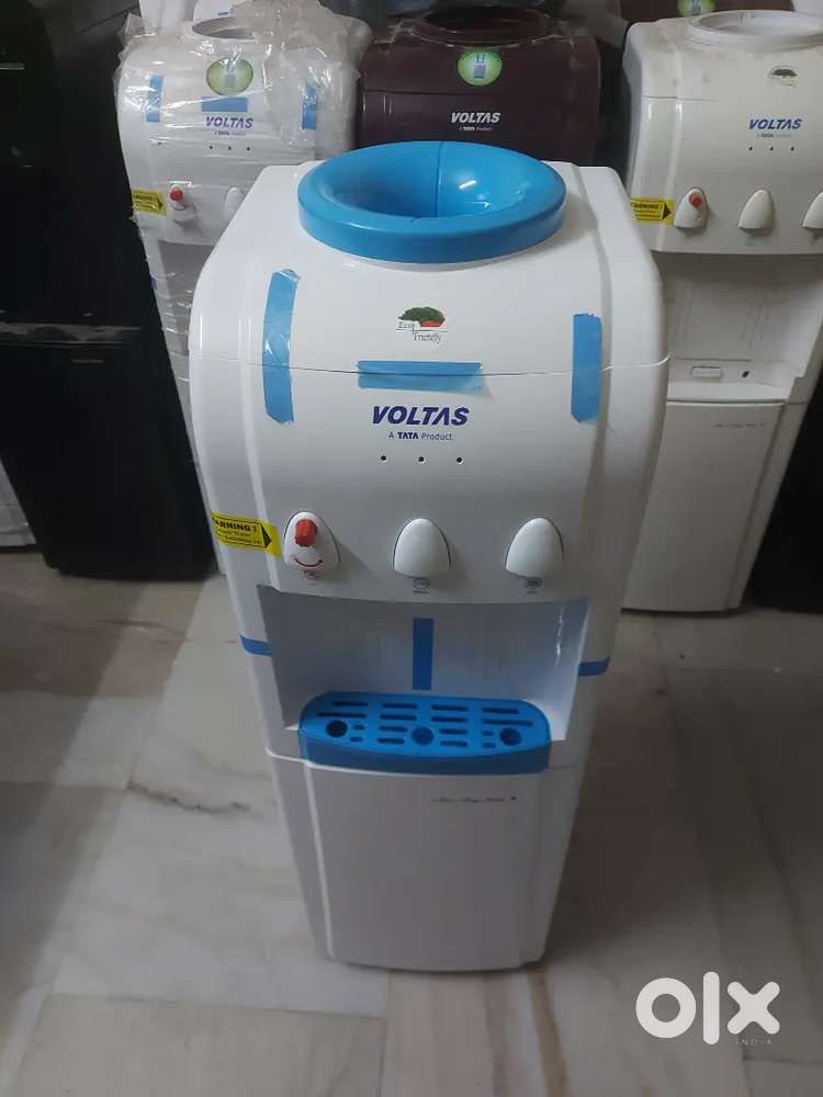 Water dispenser  new voltas hot cold normal 3 in 1 with fridge model