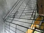 Portable metal cage .  1yr old , ms foldable cage