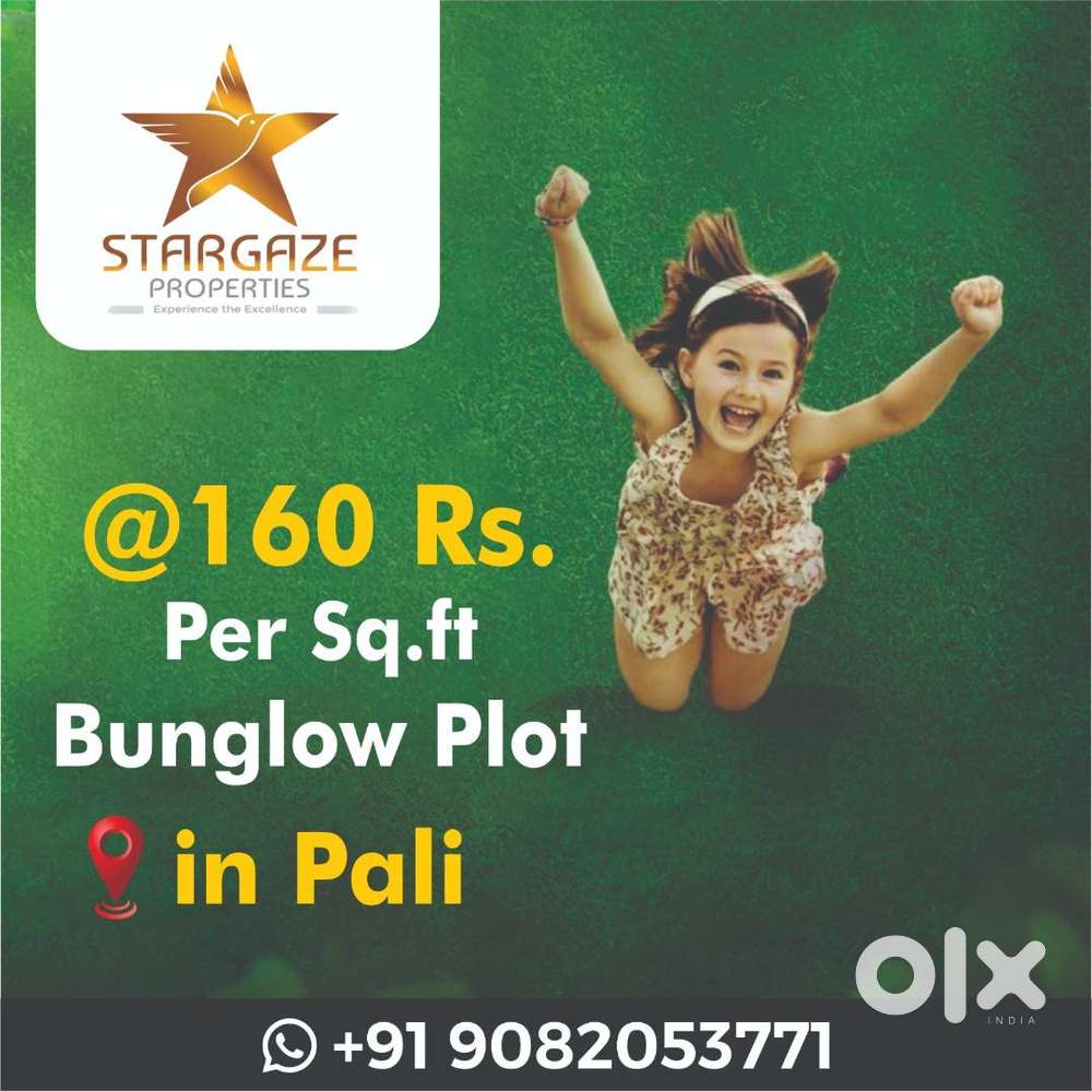 @ 160 rs per sq.ft bunglow plot in pali