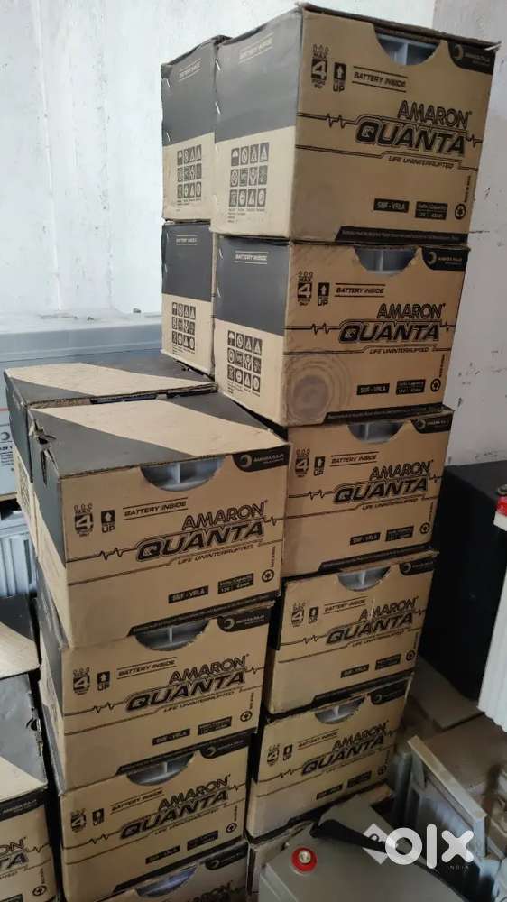 Amaron quanta 12V 42AH batteries good working conditions available for