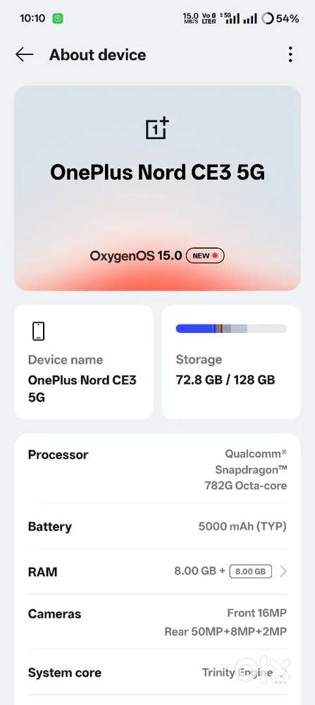 Nord CE3 5G 8/128 very good condition exchange available