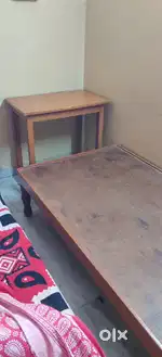 Single beds and tables