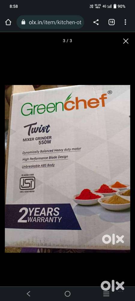 Greenchef mixie brand new