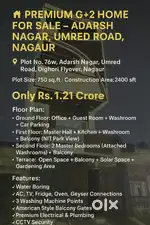 Plot no. 76w Adarsh Nagar umred road dighori fly over Nagaur