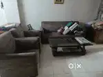 Sofa set with centre table
