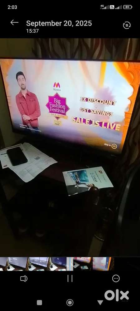 32 inch Impex qled google tv 4yrs warranty with bill