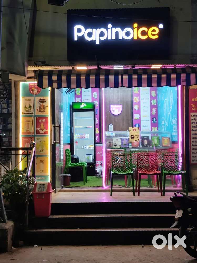 Icecream and Dessert shop sale at Ramapuram near SRM college