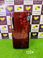 Reddd Samsung flower desgin 5 star ratings single door refrigerator!!!