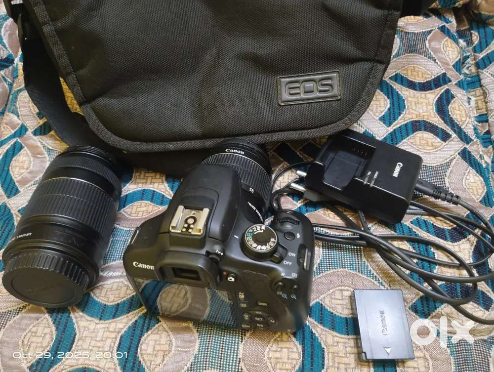 Canon 1200d camera 55-250mm lens