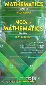 Rd sharma class 9 new condition and edition withe free Mc booklet