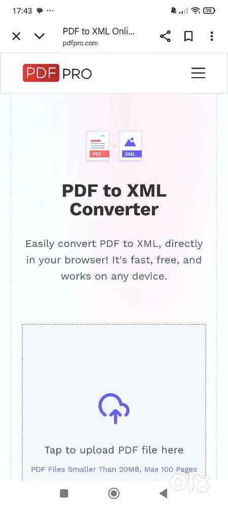 Required OCR/ XML friendly candidate