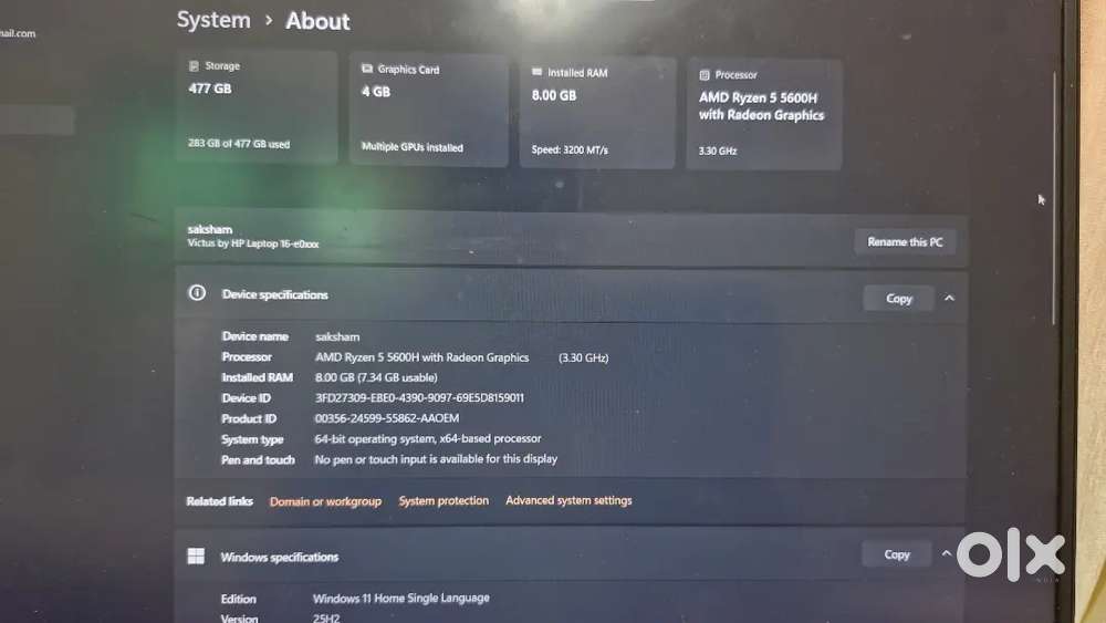 HP VICTUS GAMING LAPTOP