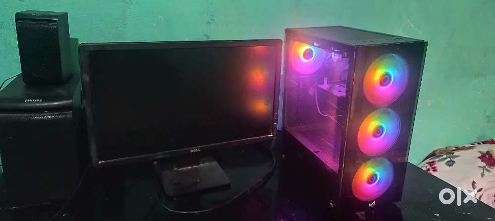 Zebronics gaming PC 24GB ram 512 ssd 1TB harddisc 4GB graphics