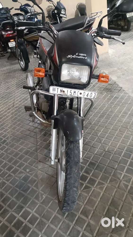 Hero Splendor red service done