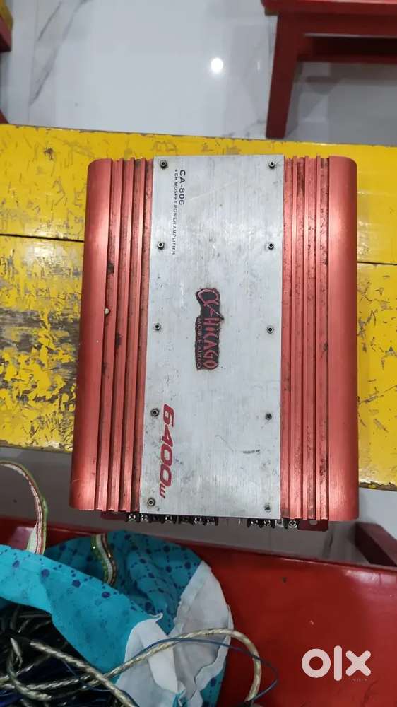 Amplifier 6400watt 4 channel