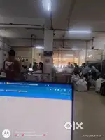 Sports line's  garments aata h uska transport hota hai