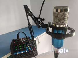Condenser mic with mixer