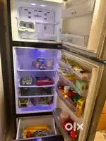 Triple partioned fridge of whirlpool
