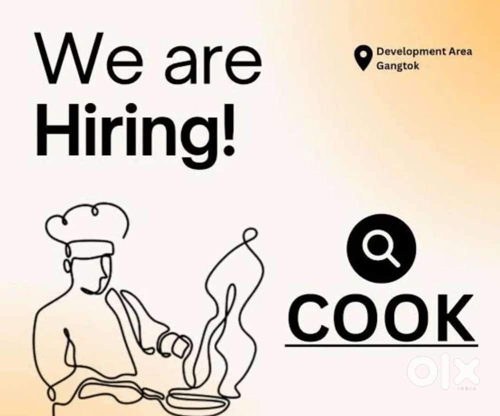 Need Dosa chef and bhatura on cafe with all work.