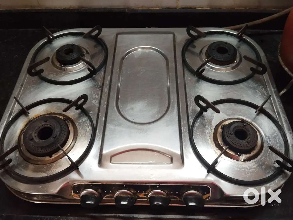 Gas stove steel 4 burner