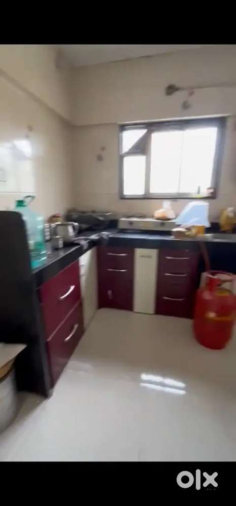 1bhk kitchen trolley family flat rent silver soc Bharti dhankawadi