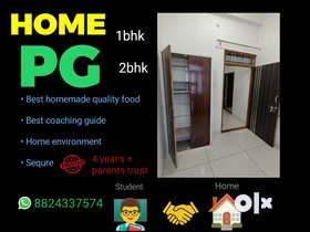 We provide you home pg/hostel service*Best homemade quality food*Best coaching guide*Home environmen...