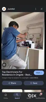 Electrician and plumber