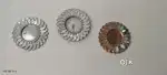 Wall clock with mirror