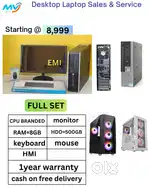 We ll send live photos with details  Full Set  CPU - Branded