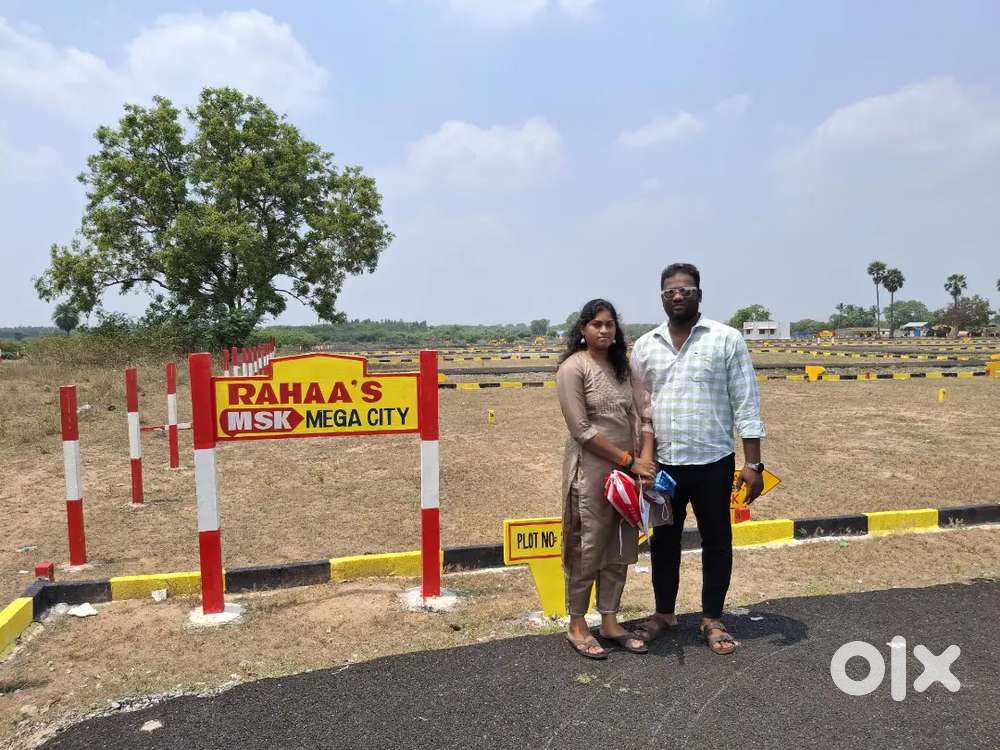Diwali emi plots near airport parandur railway station near 9500 emi