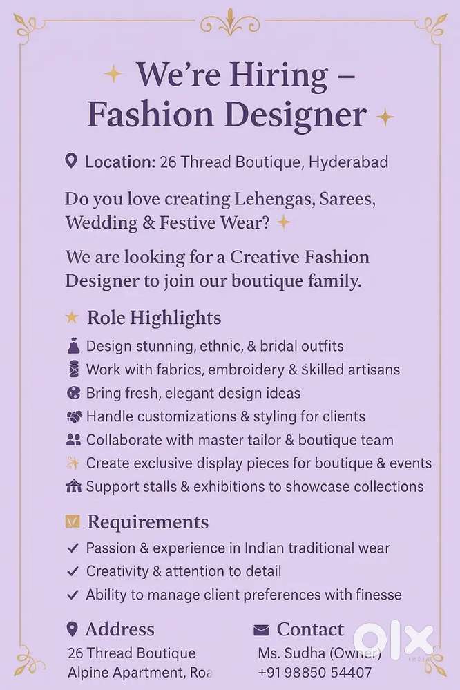 Fashion designer