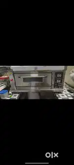 Imported Comercial gas + electric stone base oven