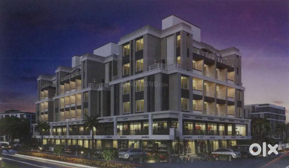 Prime GF shop with extra front space on Gotri-Sevasi Road  just ₹5,500