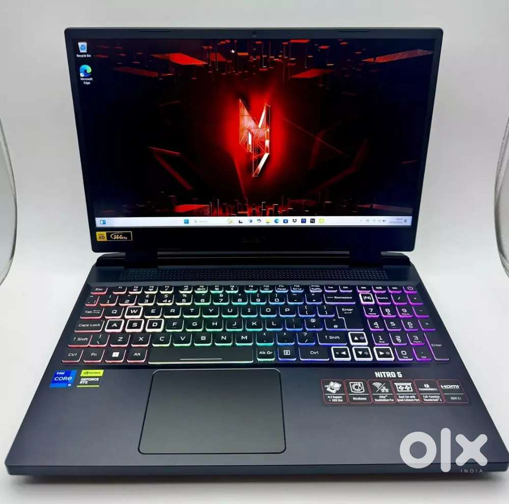 Acer Nitro 5 Gaming Laptop 15.6, Core i5 12th Gen. 32GB DDR5, 1TB SSD