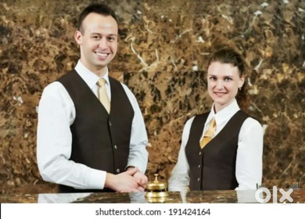 RECEPTIONIST AND HOTEL STAFF REQUIRED IN 5 STAR HOTEL