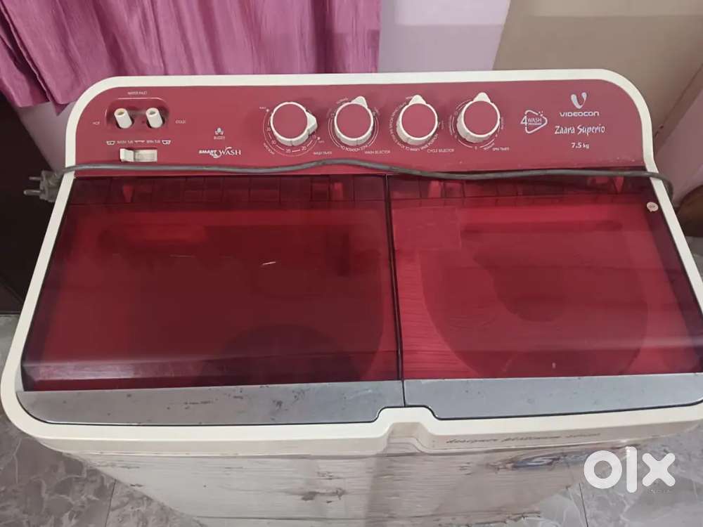 Videocon washing machine 7.5kg (semi automatic)