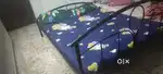 Rot iron bed in new condition
