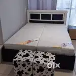 Double bed sagwan lakadi ka