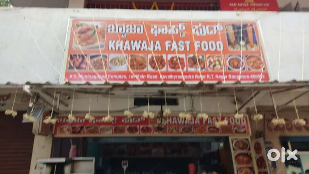 Cafe for sale with chinese and south Indian