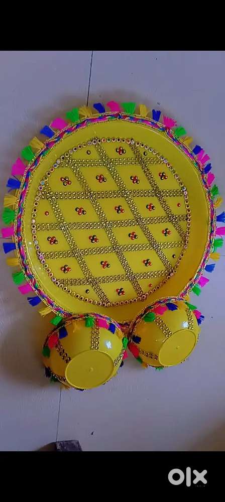 Haldi function plate